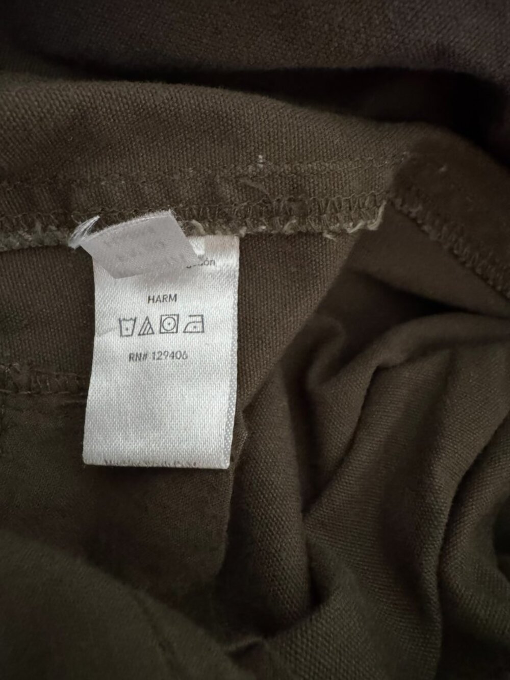 VENUS Olive Tie‑Ankle Cargo Pants – Size 14 - Picture 6 of 7